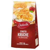 Delecta Ciasto kruche klasyczne mieszanka do domowego wypieku ciasta 400 g