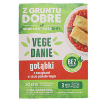 Sokołów roślinny gołąbki vege z warzywami w sosie pomidorowym 360g