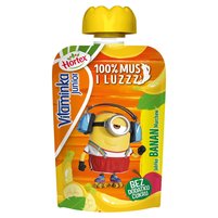 Hortex Vitaminka Junior Mus owocowo-marchwiowy jabłko banan marchew 100 g