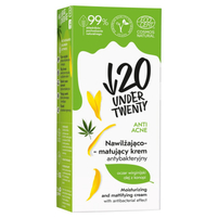 Under Twenty Anti Acne Nawilżająco-matujący krem antybakteryjny 50 ml