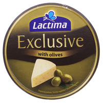 Lactima Exclusive Ser topiony z oliwkami 140 g (8 x 17,5 g)