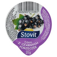 Stovit Dżem z czarnych porzeczek 25 g