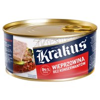 Krakus Konserwa wieprzowina bez konserwantów 300 g