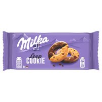 Milka Cookie Loops Ciastka z kawałkami czekolady 132 g (6 sztuk)