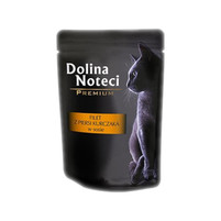 Dolina Noteci PREMIUM Adult Cat saszetka filet z piersi kurczaka w sosie 85g