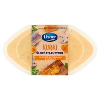 Lisner Śledź atlantycki w sosie grzybowym z kurkami 280 g