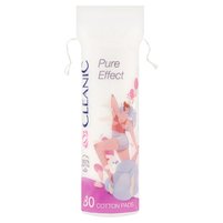 Cleanic Pure Effect Płatki kosmetyczne okrągłe 80 sztuk