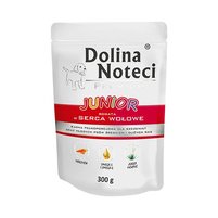 Dolina Noteci Premium mokra karma dla psa junior bogata w serca wołowe saszetka 300 g