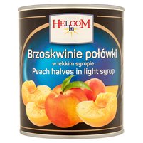 Helcom Brzoskwinie połówki w lekkim syropie 820 g