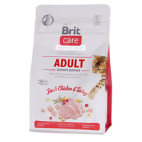 BRIT Care Activity Support Sucha karma dla kotów wychodzących  z kurczakiem i indykiem 400 g