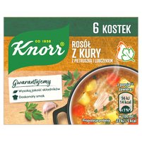 Knorr Rosół z kury z pietruszką i lubczykiem 60 g (6 x 10 g)