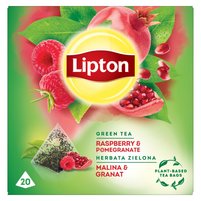 Lipton Herbata zielona malina & granat 28 g (20 torebek)