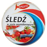 GRAAL Śledź w sosie pomidorowym 300 g