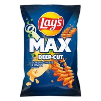 Lay's Max Deep-Cut Chipsy ziemniaczane o smaku sera i cebulki 120 g