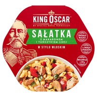 King Oscar Sałatka z makaronem i tuńczykiem w stylu włoskim 220 g