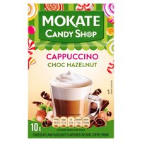 Mokate Candy Shop Cappuccino o smaku czekoladowo orzechowym 220 g (10 x 22 g)