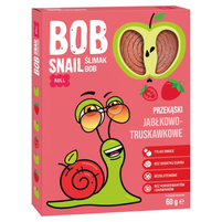 Snail Bob Owocowe przekąski jabłkowo-truskawkowe 60 g