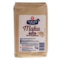 Wiodąca marka mąka żytnia pełnoziarnista 1 kg
