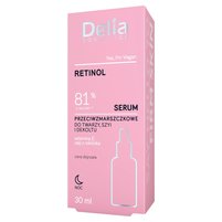 Delia Cosmetics Serum przeciwzmarszczkowe do twarzy szyi i dekoltu na noc 30 ml