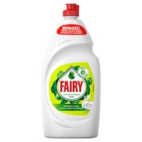 Fairy Clean & Fresh Jabłko Płyn do mycia naczyń zapewniający lśniąco czyste naczynia 900ml