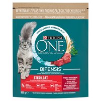 PURINA ONE Bifensis Sterilcat Karma dla kotów bogata w wołowinę 800 g