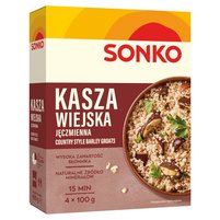 Sonko Kasza jęczmienna wiejska 400 g (4 x 100 g)