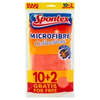 Spontex Microfibre Collection Uniwersalne ściereczki 12 sztuk