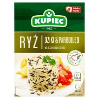 Kupiec Ryż dziki i parboiled 200 g (2 torebki)