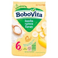 BoboVita Kaszka ryżowa banan po 4. miesiącu 180 g