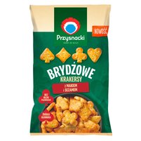 Przysnacki Brydżowe krakersy z makiem ¡ sezamem 100 g