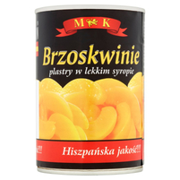 MK Brzoskwinie plastry w lekkim syropie 420 g