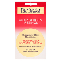 Perfecta Multi-Kolagen Retinol Podwójna siła kolagenu i retinolu Maska na twarz szyję i dekolt 8 ml