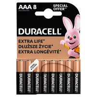 Duracell AAA LR03/MN2400 1.5 V/B Baterie alkaliczne 8 sztuk