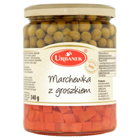 Urbanek Marchewka z groszkiem 520 g