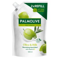 Palmolive Naturals Milk & Olive (Mleko i Oliwka) Kremowe mydło do rąk w płynie zapas, 500 ml