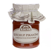 Krokus tradycja i natura ketchup pikantny z przetartych pomidorów 180g