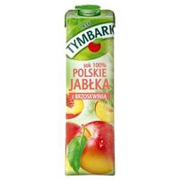 TYMBARK Sok 100% Polskie Jabłka z Brzoskwinią 1l