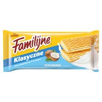 Familijne Wafle o smaku kokosowym 180 g