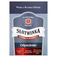 Słotwinka Naturalna woda lecznicza odprężenie 3 l