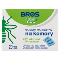 Bros Zielona moc Wkłady do elektro na komary 20 sztuk