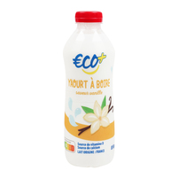 ECO+ jogurt pitny - wanilia 850g