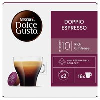 Nescafé Dolce Gusto Doppio Espresso Kawa w kapsułkach 136 g (16 x 8,5 g)
