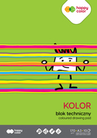 HAPPY COLOR BLOK TECHNICZNY A3 10 KARTEK