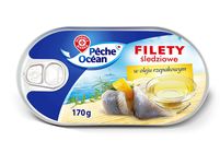 Wiodąca marka filety śledziowe w oleju rzepakowym 170g