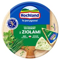 Hochland Ser kremowy w trójkącikach z ziołami 180 g