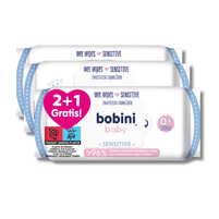 Bobini chusteczki sensitive 2+1 3x60sztuk