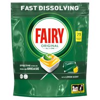 Fairy Original Cytryna Kapsułki do zmywarki All In One, 71 tabletek