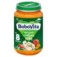 BoboVita Warzywa z delikatną rybą po 8 miesiącu 190 g