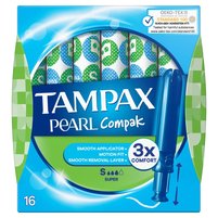 Tampax Compak Pearl Super Tampony z aplikatorem, x16