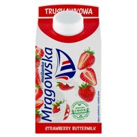 Mlekpol Maślanka Mrągowska truskawkowa 500 ml